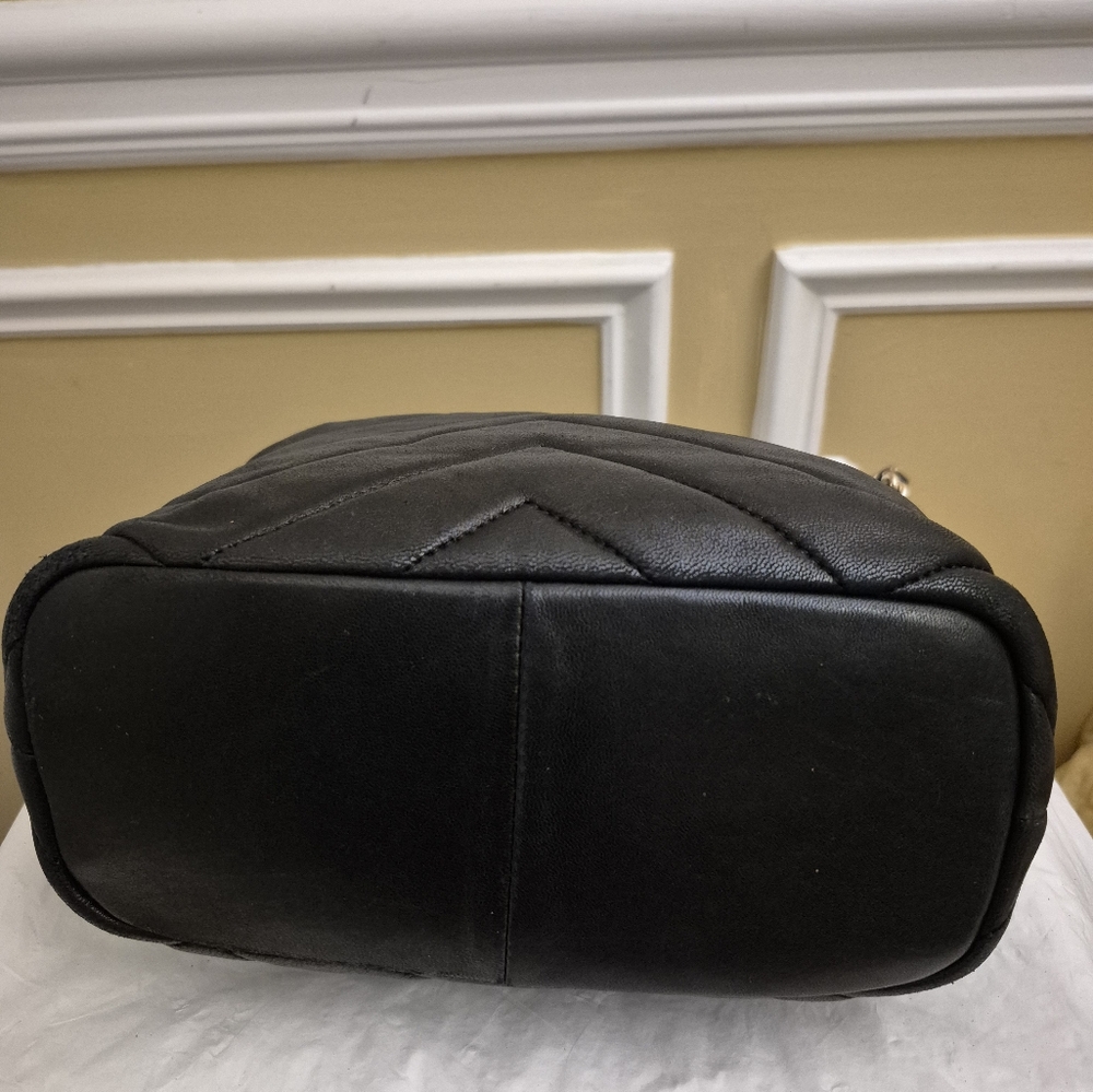 Talbots Black Quilted Shoulder Bag - Picture 9 of 14